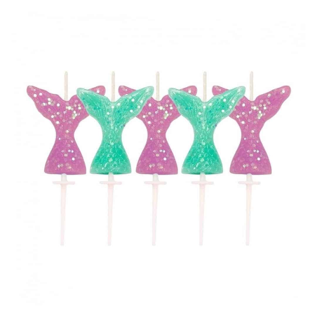 5-velas-de-cumpleaños-sirena