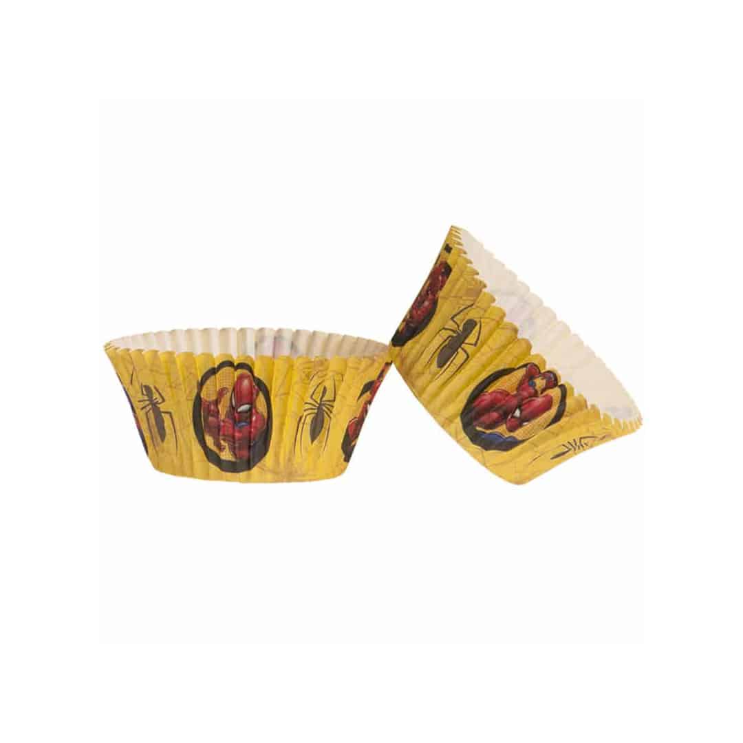 Estuches para cupcakes de Spiderman