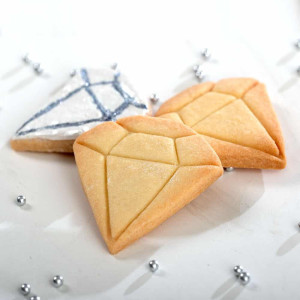Cortador de galletas diamante grande 6 cm