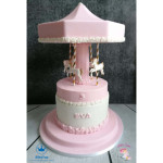 pastel carrusel