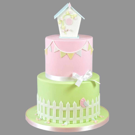 idea de pastel de pasta de azúcar