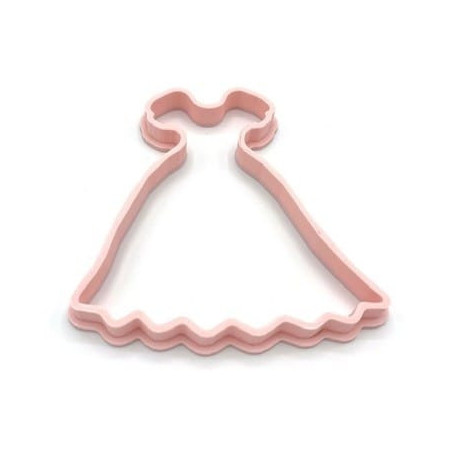 cortador de galletas-Vestido-10-cm-para-pasta-de-azucar