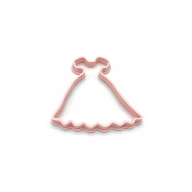 cortador de galletas-Vestido-10-cm-para-pasta-de-azucar