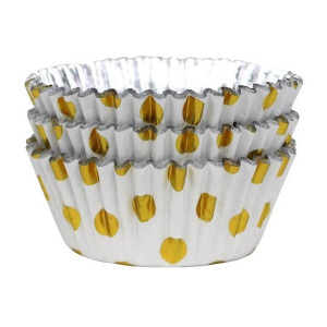 cajas-para-cupcakes-blancas-con-lunares-dorados