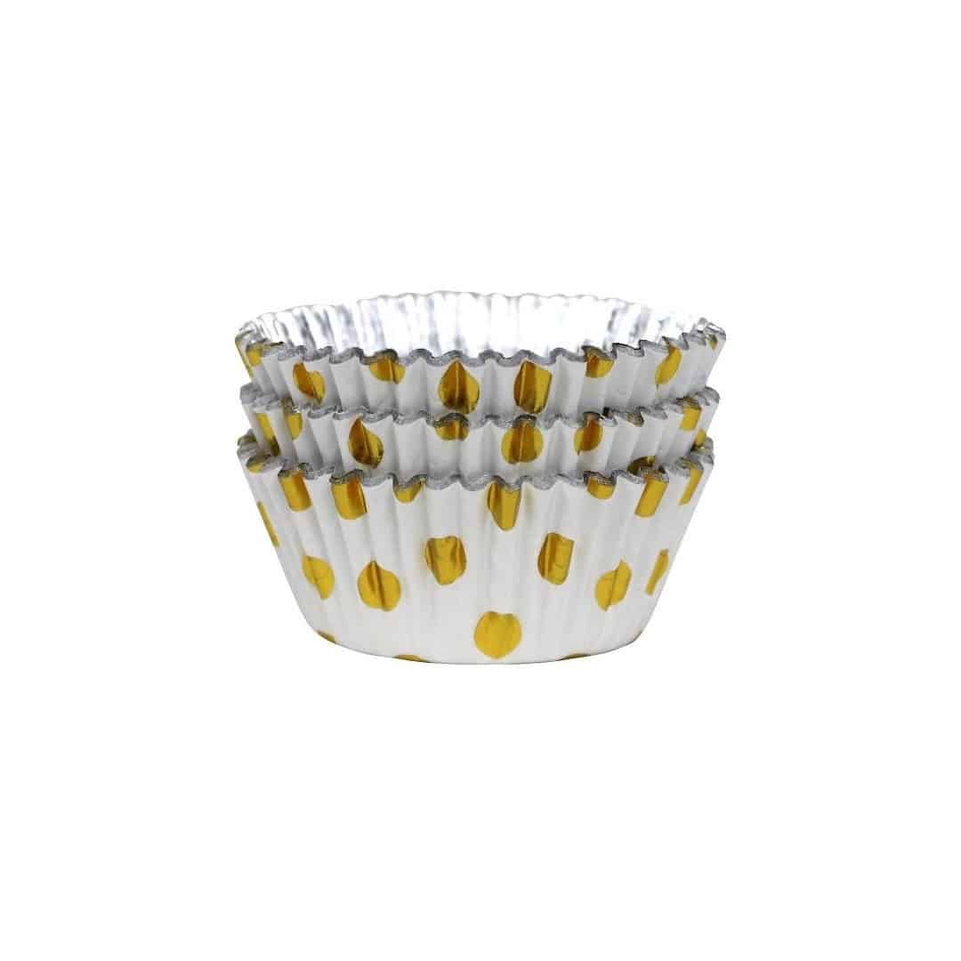 cajas-para-cupcakes-blancas-con-lunares-dorados
