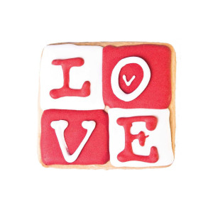 Set de 6 cortantes de galletas cuadrados 4/12 cm
