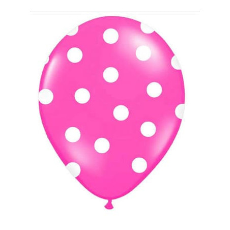 globos-fucsia-con-lunares-blancos-30-cm