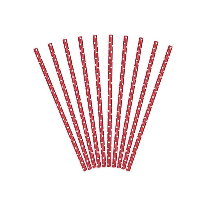10-pajitas-rojas-con-lunares-blancos