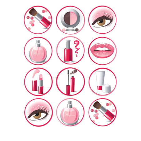 maquillaje-12-discos-de-cupcakes