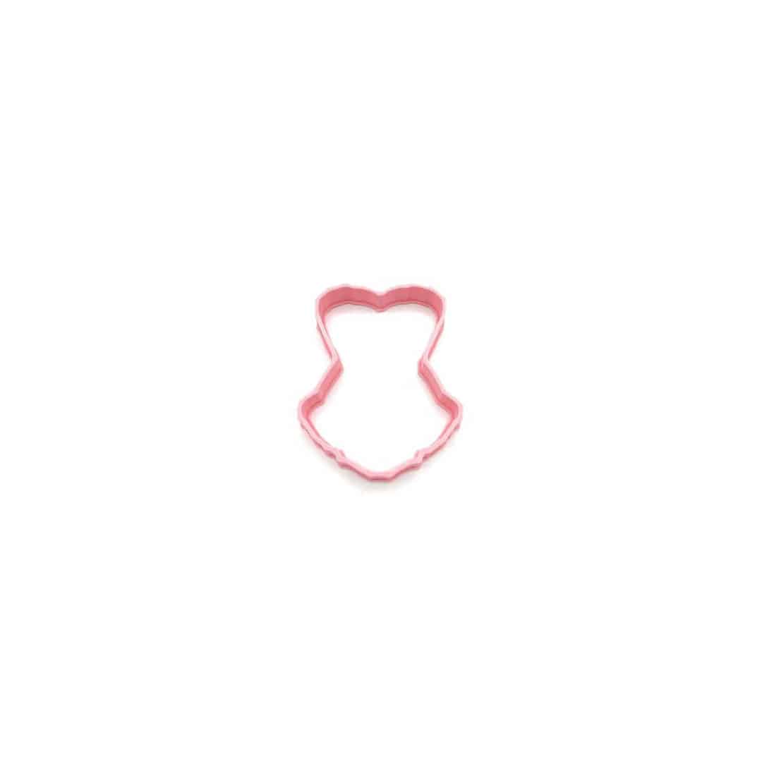 Cortador de galletas de bustier de mujer de 10 cm