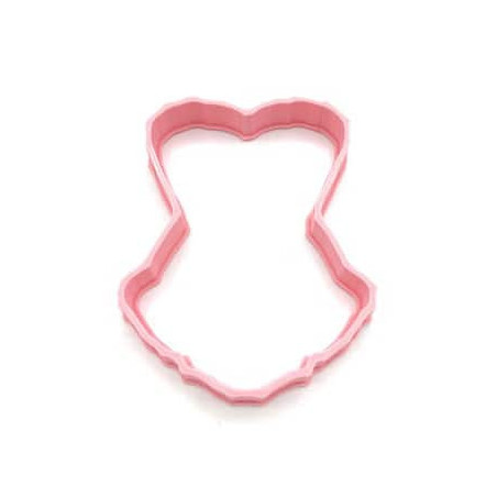 Cortador de galletas de bustier de mujer de 10 cm