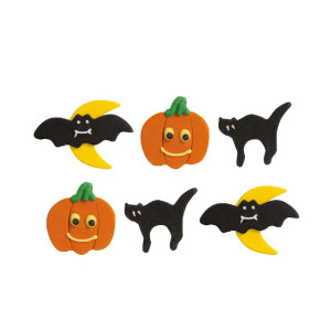 6 adornos de azúcar para Halloween