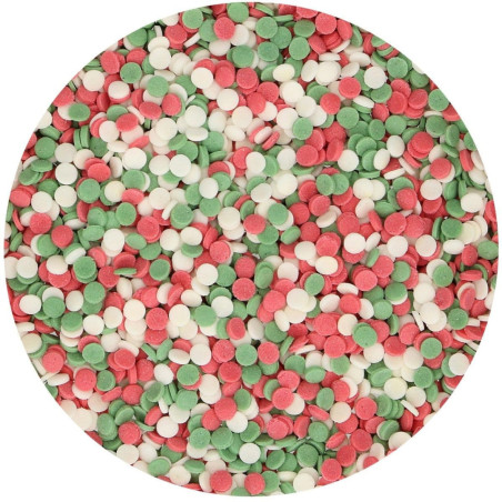 mezclar-confeti-navidad-en-sugar-funcakes