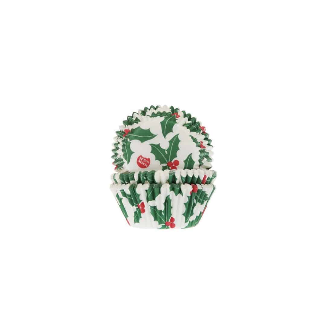 50-fundas-para-cupcakes-navideños-decoracion-acebo