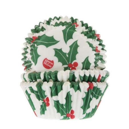 50-fundas-para-cupcakes-navideños-decoracion-acebo