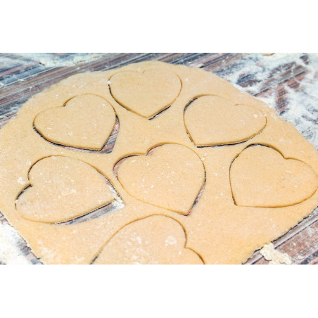 cortador de galletas de arena en forma de corazón barato