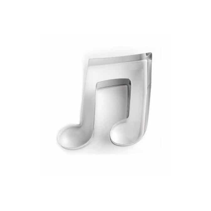 cortador de galletas de música