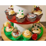 cupcakes-de-discos-de-azucar-santa-navidad-rennes-deco-cupcakes