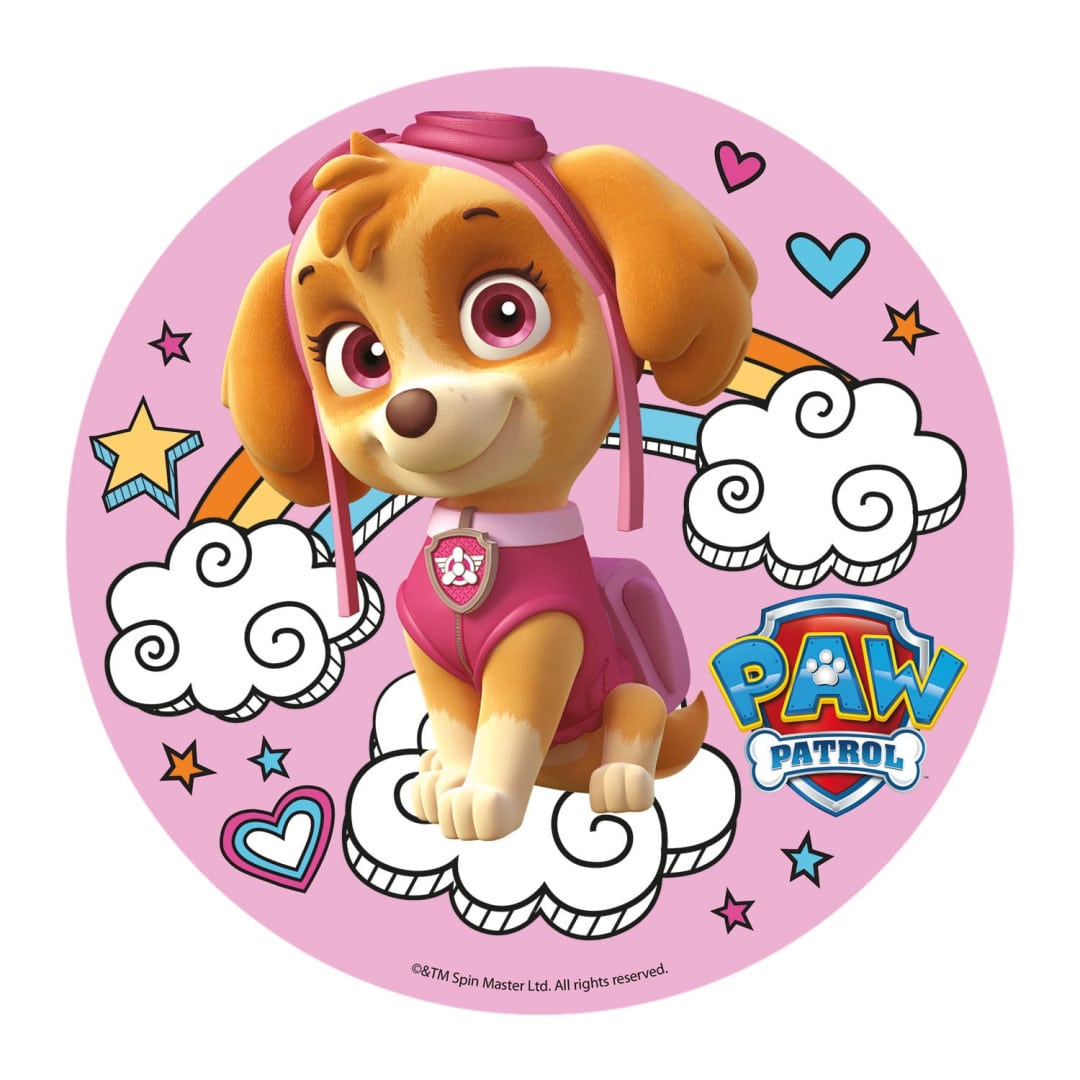 disco-oblea-Patrulla-Paw-stella-20-cm