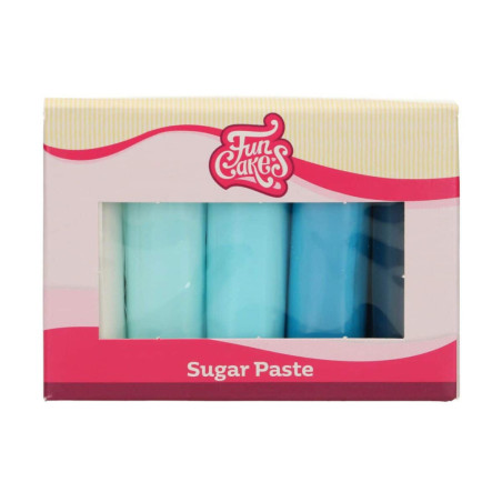 pastas de azucar-funcakes-multipack-azul-5-x-100-gr
