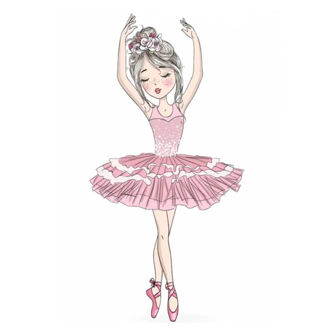 bailarina-estrella-con-estampado-de-comida