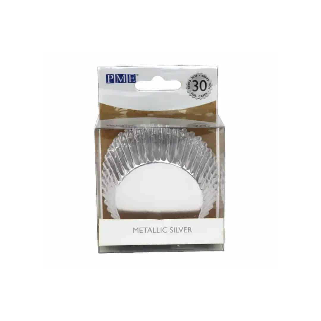30 cajas metalicas plateadas