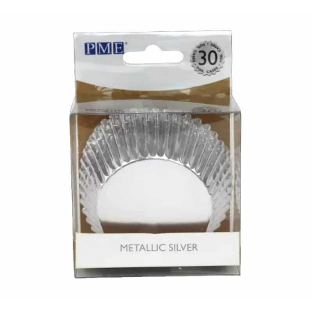 30 cajas metalicas plateadas