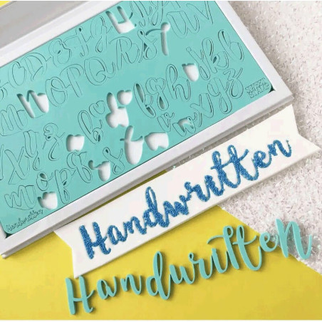 set-embosseur-sello-dulce-alfabeto-escrito a mano