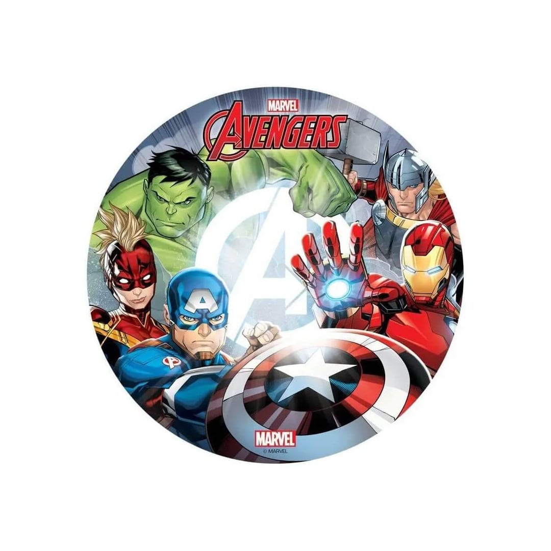 disco-oblea-vengadores-deco-gateau-marvel