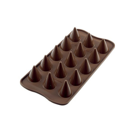 molde de cono de chocolate