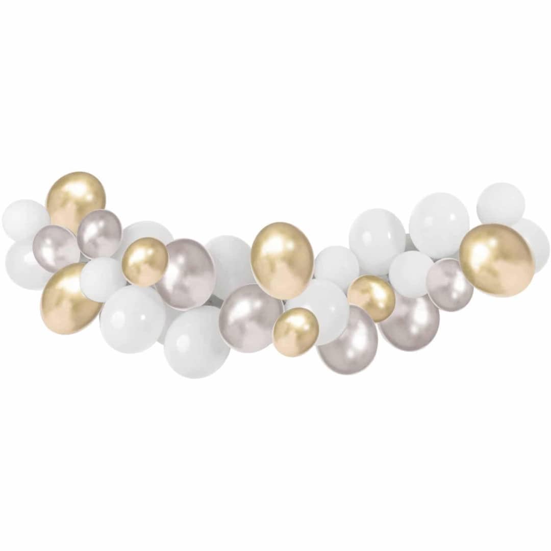 arco-globos-blanco-plata-oro