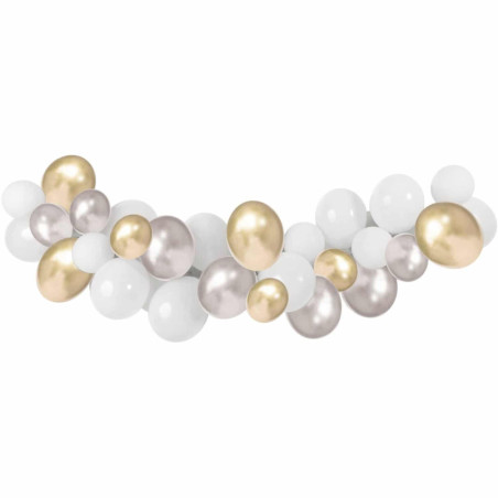 arco-globos-blanco-plata-oro