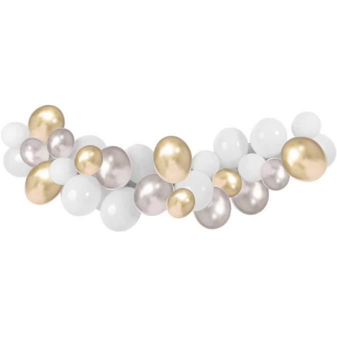 arco-globos-blanco-plata-oro