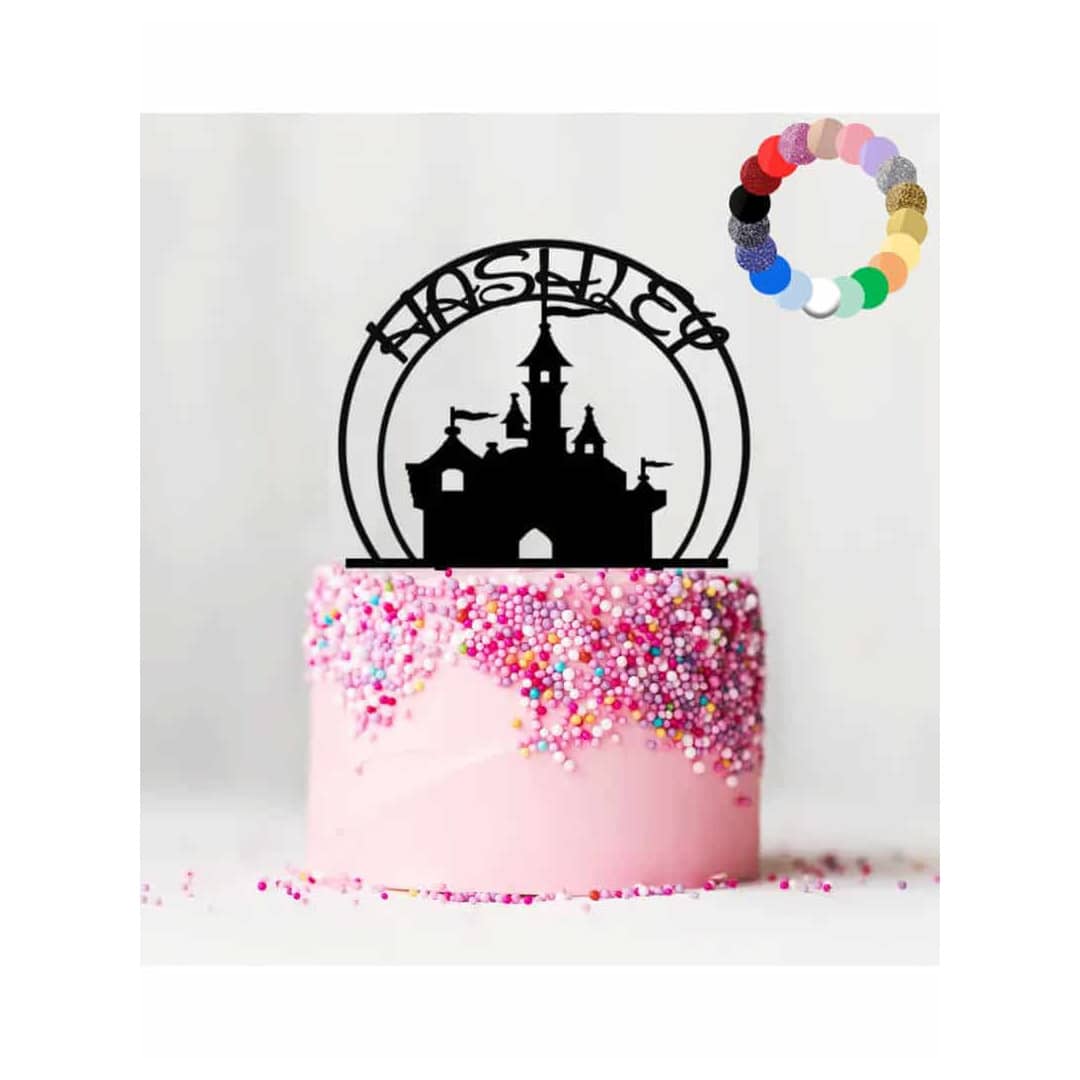 idea para pastel de cumpleaños de princesa personalizado