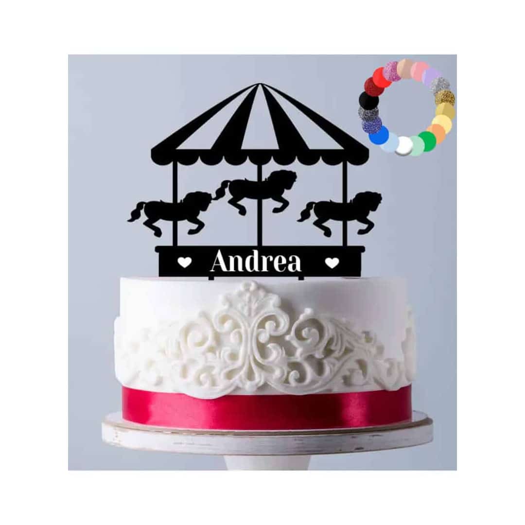 topper-carrusel-para-personalizar-cumpleaños