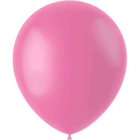 50-globos-rosa-mate-33-cm