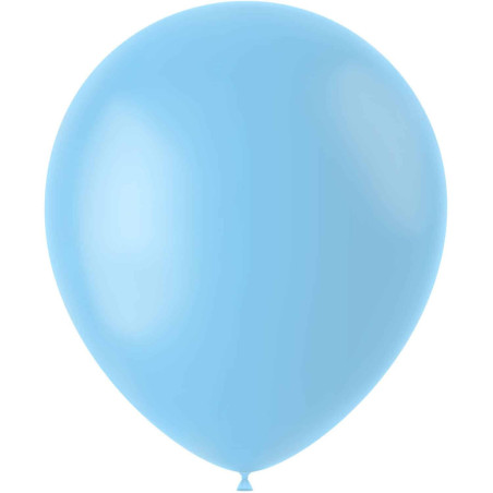 50-globos-de-cumpleaños-azul-mate-33-cm