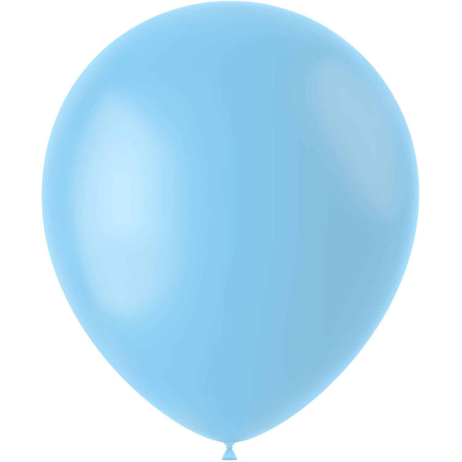 50-globos-de-cumpleaños-azul-mate-33-cm