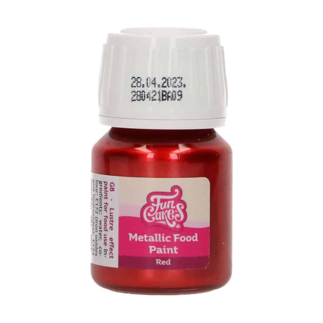 pintura-comida-roja-metálica-
