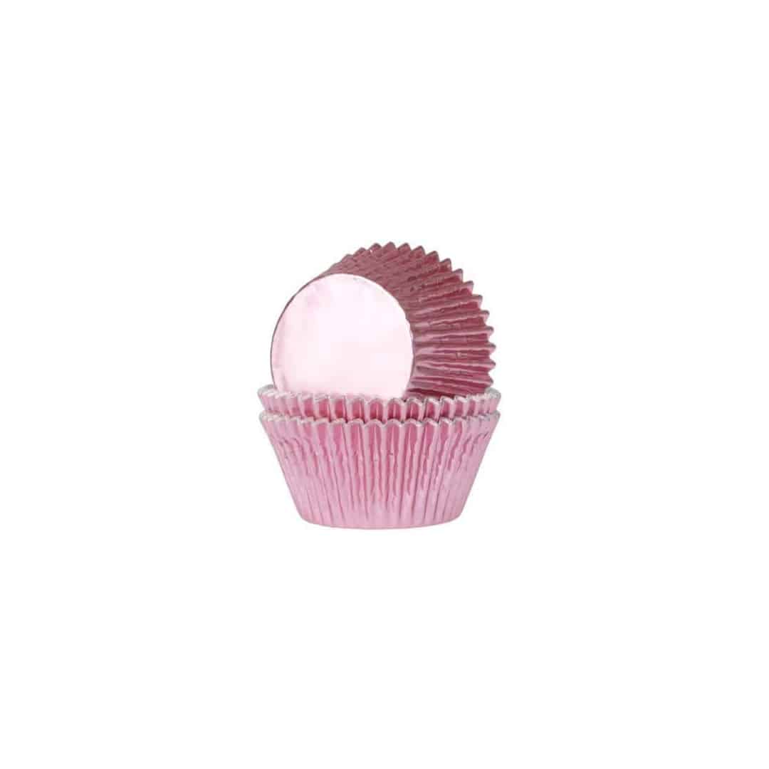 36 mini cajas de metal rosa
