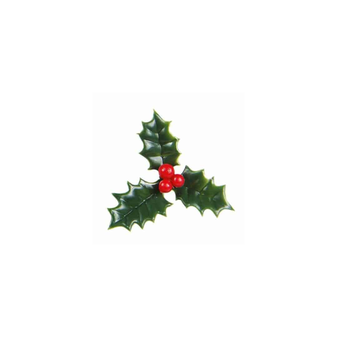 10-hojas-de-acebo-para-tronco-de-navidad