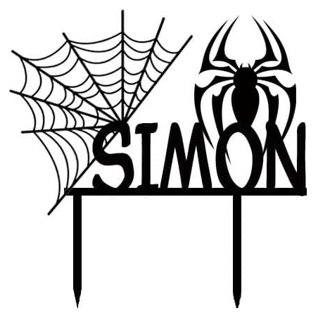 Cake-Topper-Araña-para-personalizar