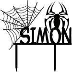Cake-Topper-Araña-para-personalizar