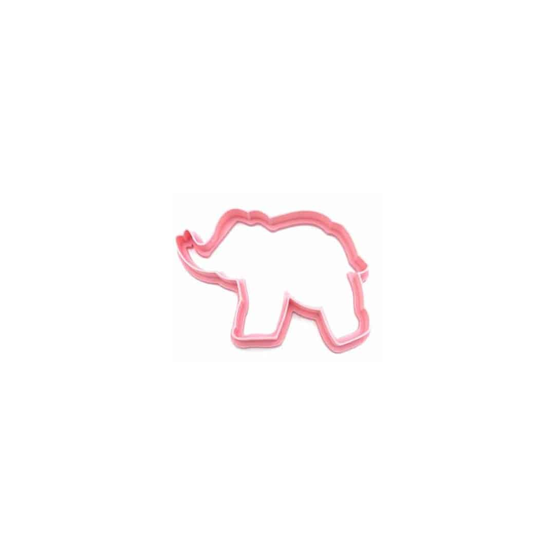 cortador de galletas de elefante
