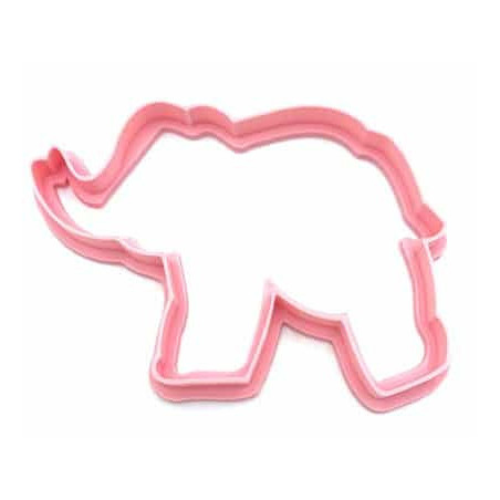cortador de galletas de elefante