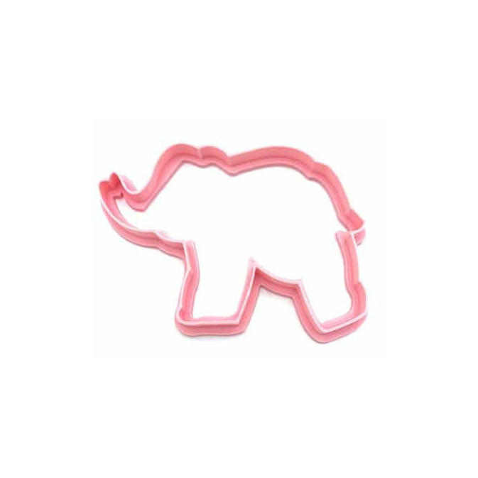 cortador de galletas de elefante