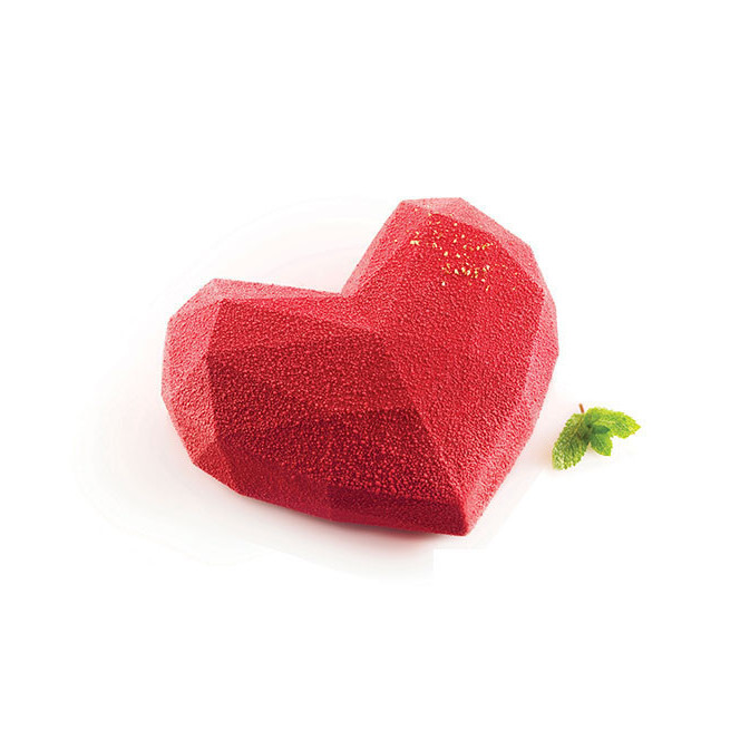 molde-para-tarta-corazon-origami-silikomart