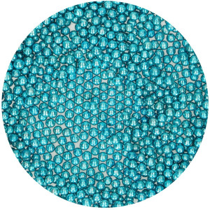 perlas de azúcar azul metalizado - 80 g