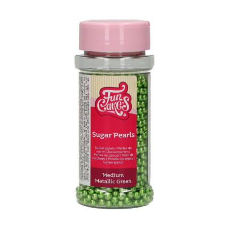 perlas-de-azúcar-verde-metálicas