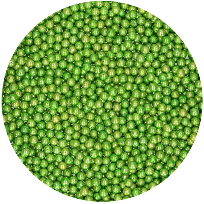 perlas-de-azúcar-verde-metálicas